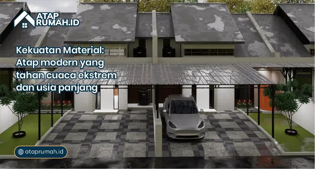 Kekuatan Material: Jenis Atap Rumah Modern yang Tahan Cuaca Ekstrem dan Usia Panjang