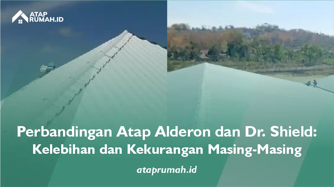 Perbandingan atap Alderon dan Dr Shield: Kelebihan dan Kekurangan masing-masing