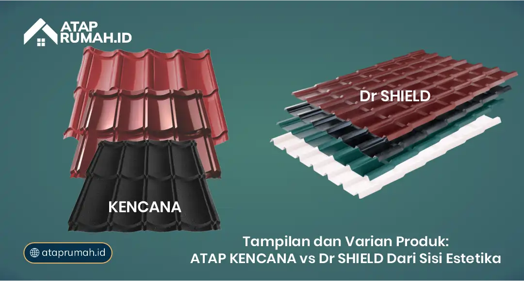 Tampilan dan Varian Produk: Atap Kencana vs Dr Shield dari Sisi Estetika