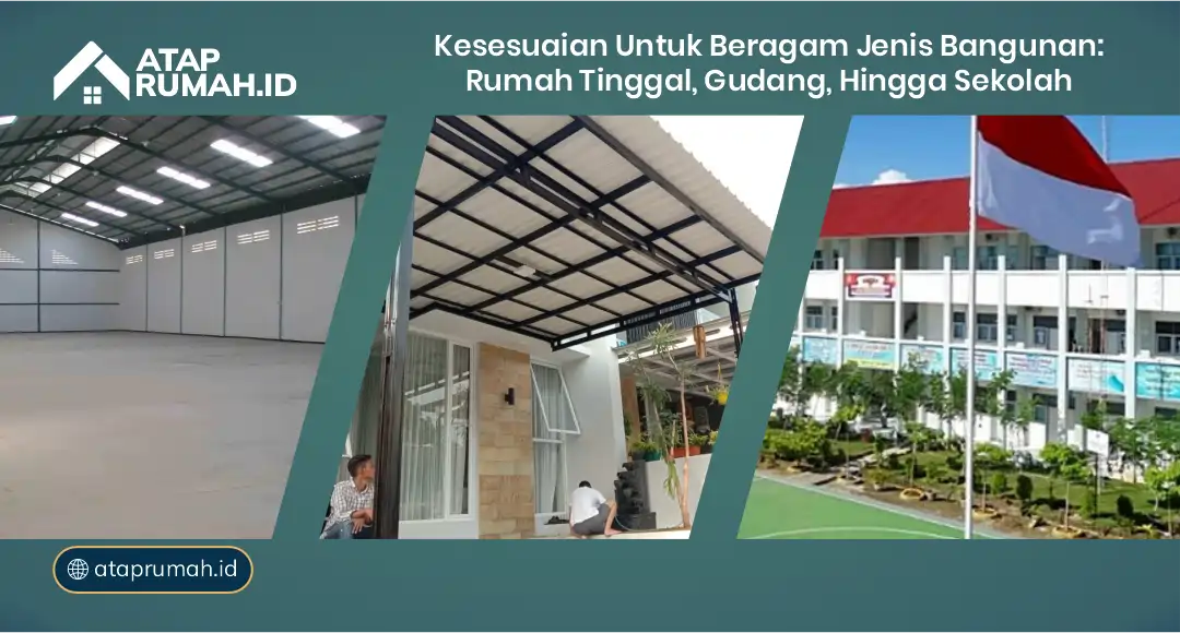 Kesesuaian untuk Beragam Jenis Bangunan: Rumah Tinggal, Gudang, hingga Sekolah