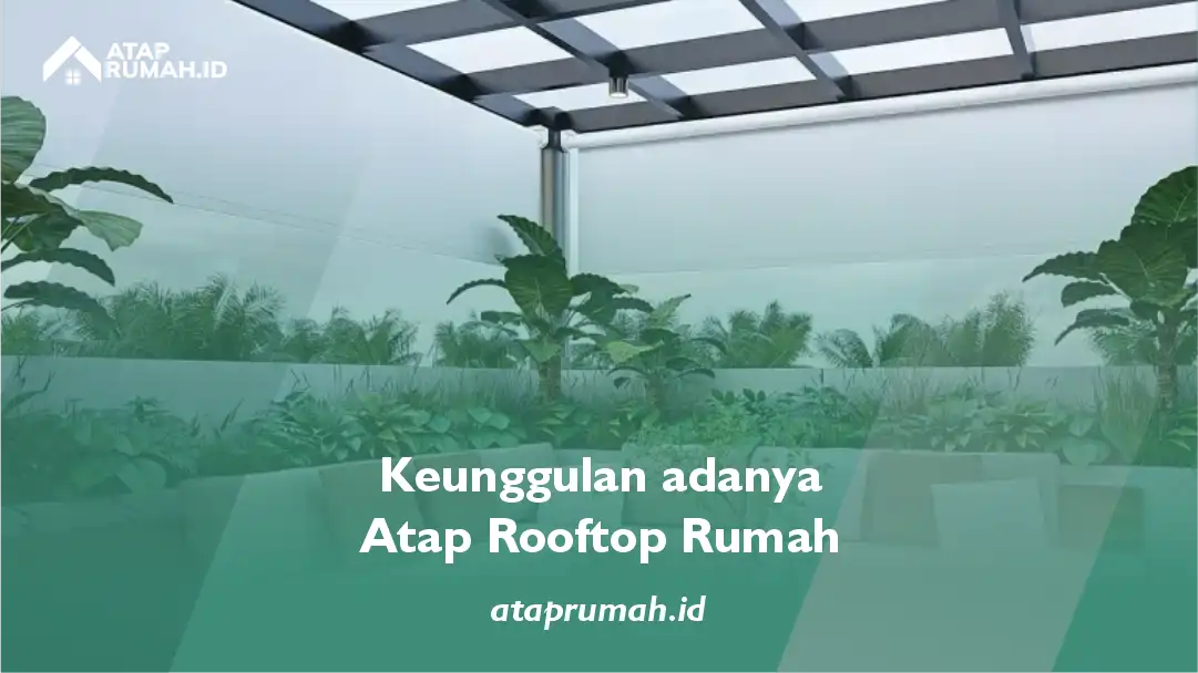 Keunggulan adanya Atap Rooftop Rumah