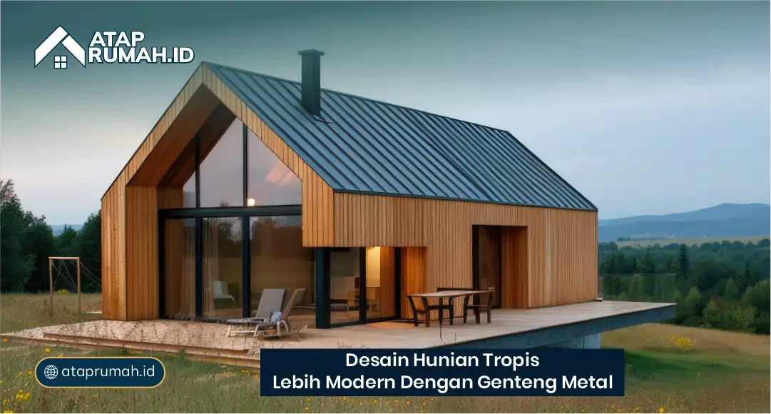 Desain Hunian Tropis Lebih Modern dengan Genteng Metal