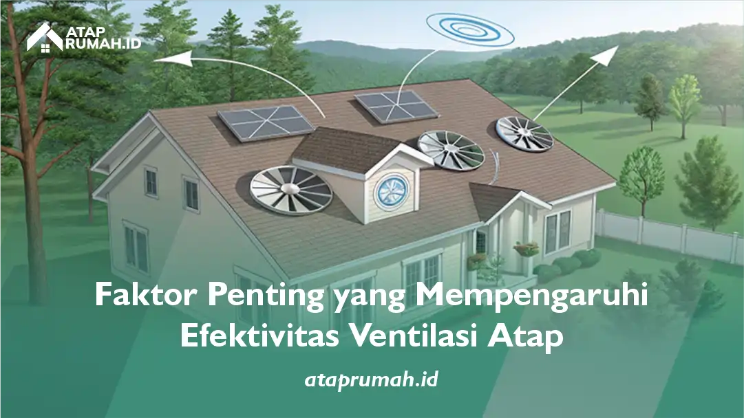 Faktor Penting yang Mempengaruhi Efektivitas Ventilasi Atap