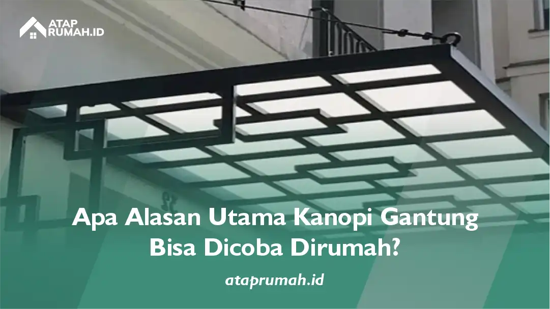 Apa Alasan Utama Kanopi Gantung Bisa Dicoba Dirumah?