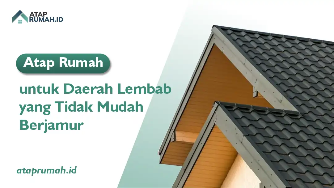 Atap Rumah untuk Daerah Lembab yang Tidak Mudah Berjamur