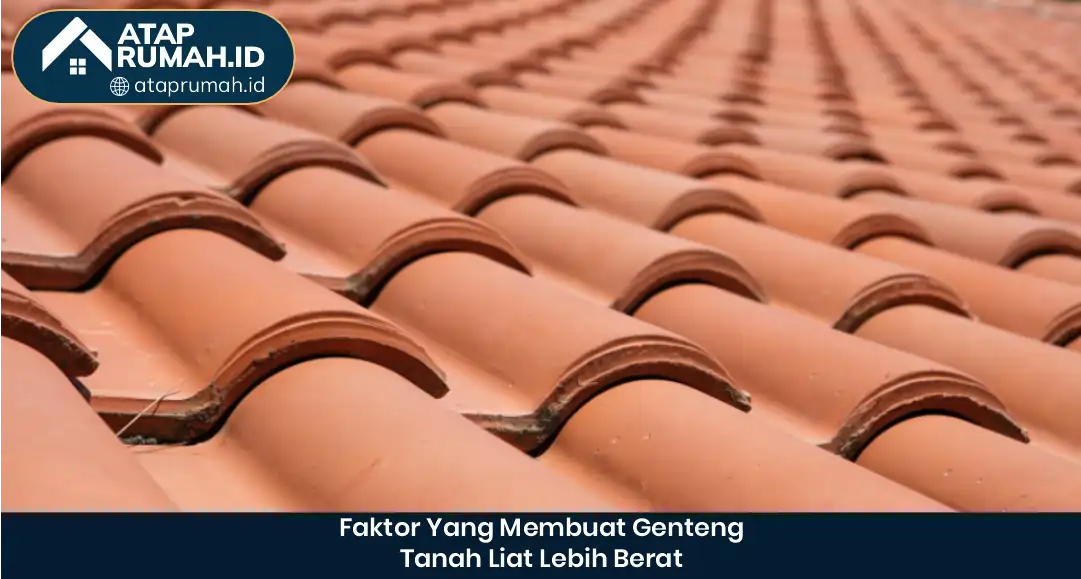 Faktor yang Membuat Genteng Tanah Liat Lebih Berat