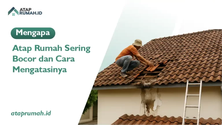 Mengapa Atap Rumah Sering Bocor dan Cara Mengatasinya