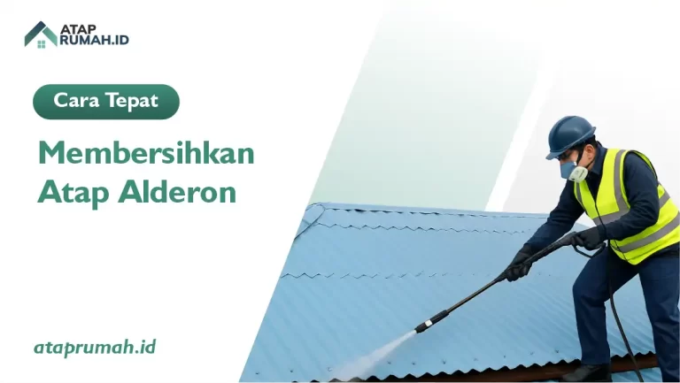Cara Membersihkan Atap Alderon