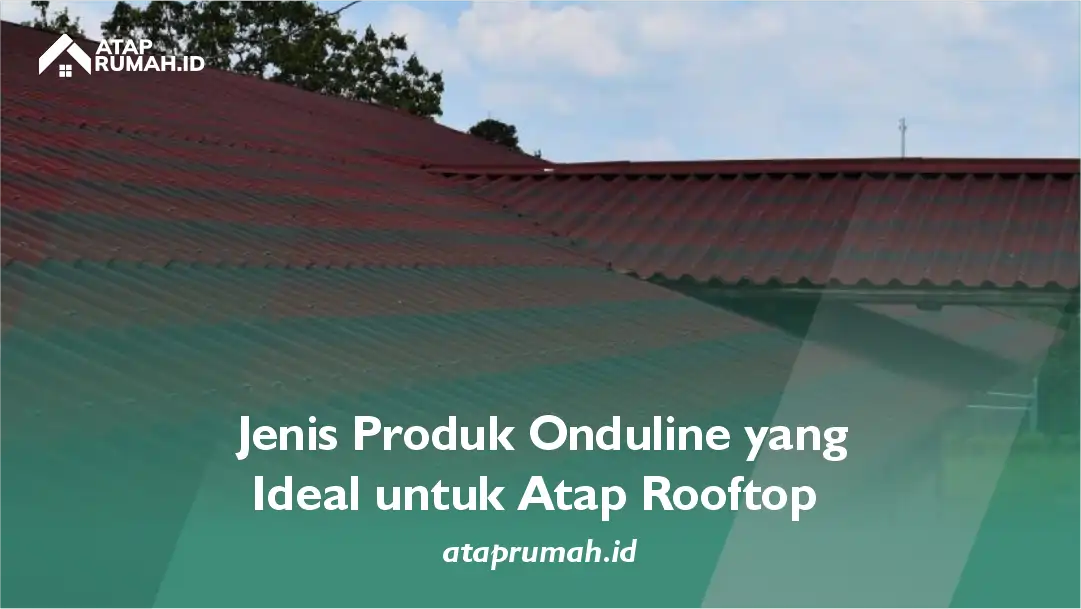 Jenis Produk Onduline yang Ideal untuk Atap Rooftop