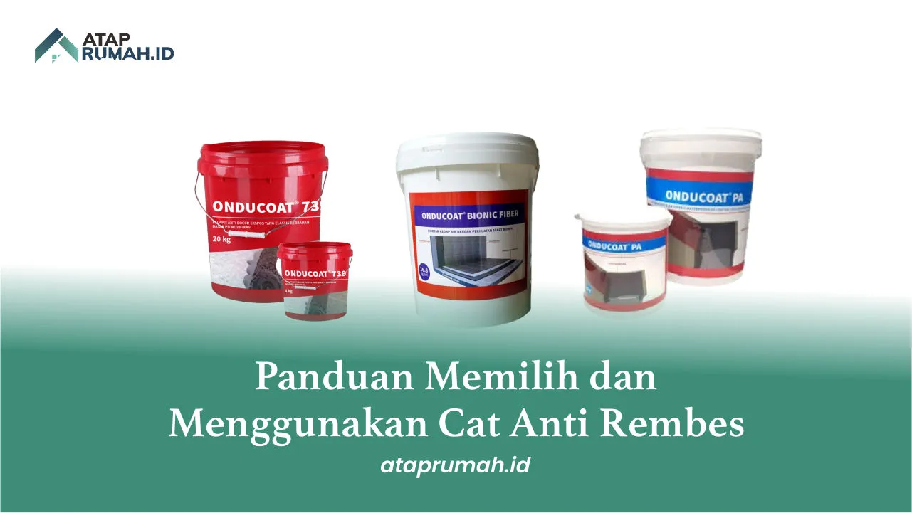 Panduan Memilih dan Menggunakan Cat Anti Rembes
