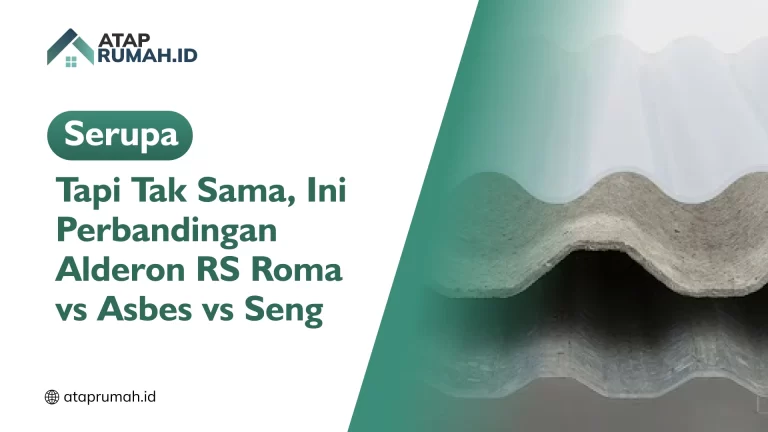 Serupa Tapi Tak Sama, Ini Perbandingan Alderon RS Roma vs Asbes vs Seng