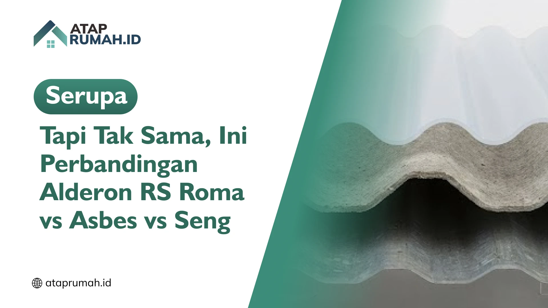 Serupa Tapi Tak Sama, Ini Perbandingan Alderon RS Roma vs Asbes vs Seng