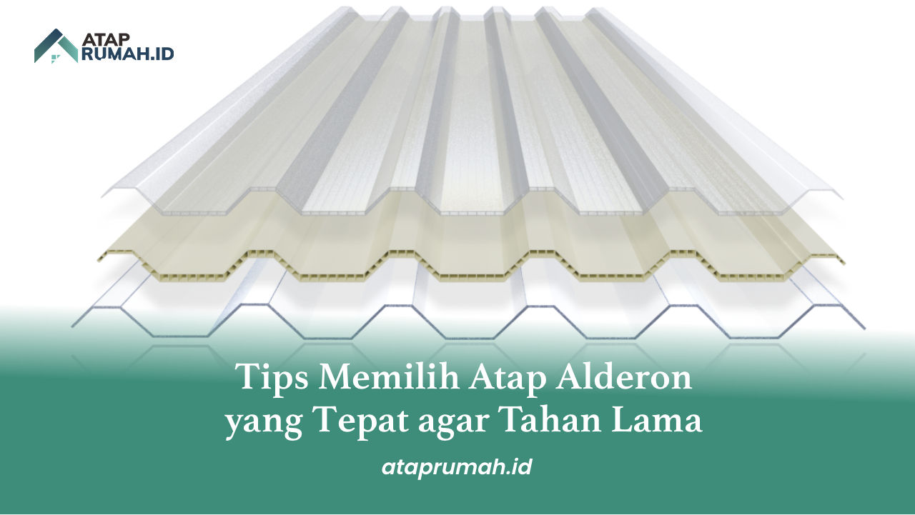 Tips Memilih Atap Alderon yang Tepat agar Tahan Lama