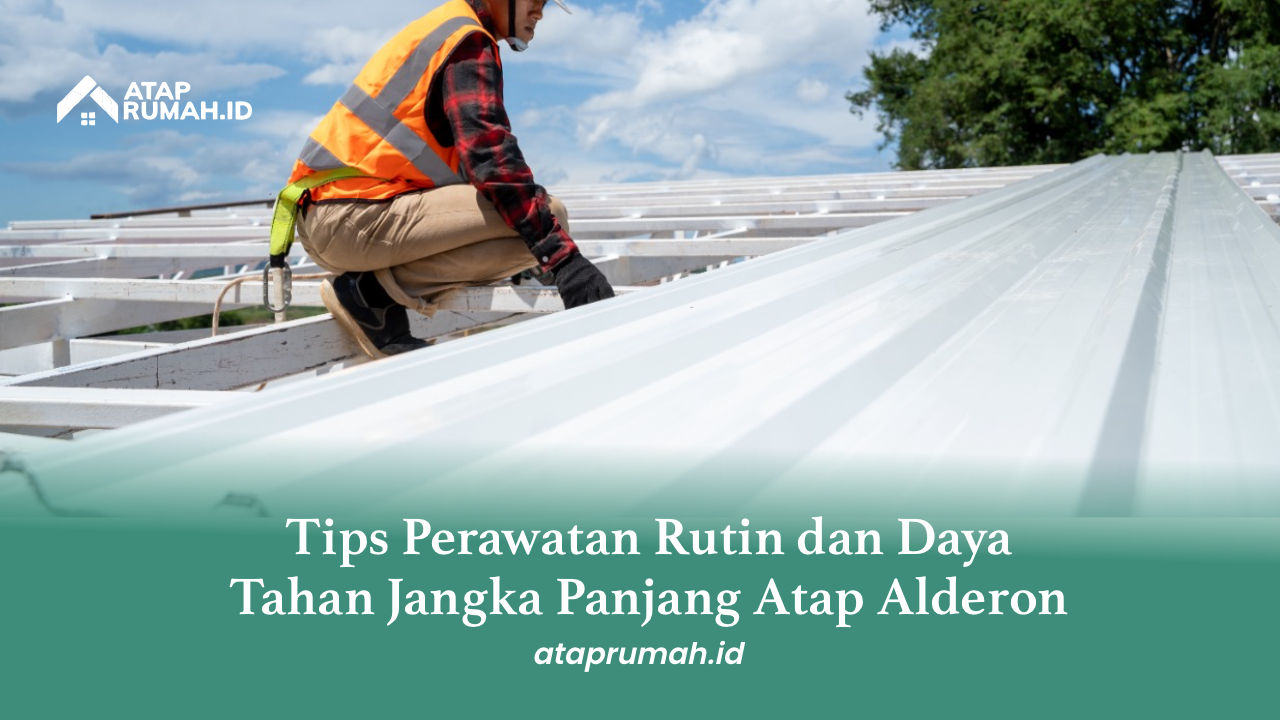 Tips Perawatan Rutin dan Daya Tahan Jangka Panjang Atap Alderon