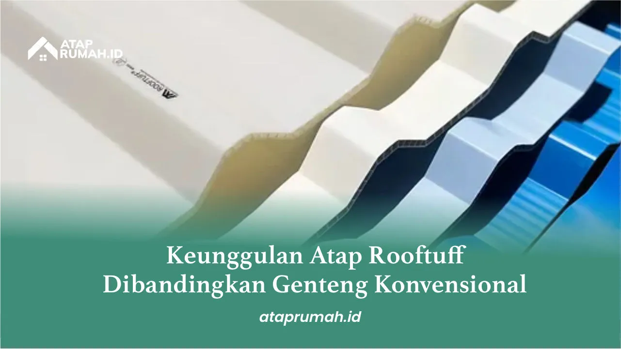 Keunggulan Atap Rooftuff Dibandingkan Genteng Konvensional