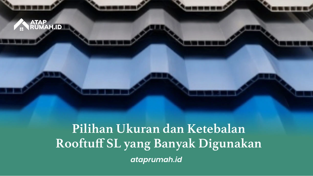 Pilihan Ukuran dan Ketebalan Rooftuff SL yang Banyak Digunakan