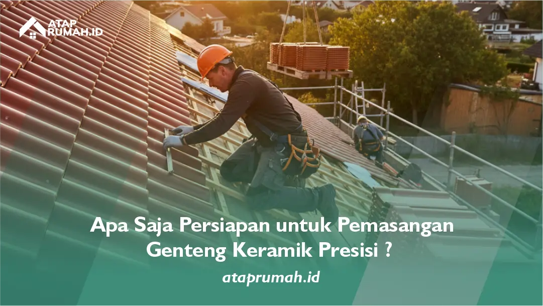 2. Apa Saja Persiapan untuk Pemasangan Genteng Keramik Presisi