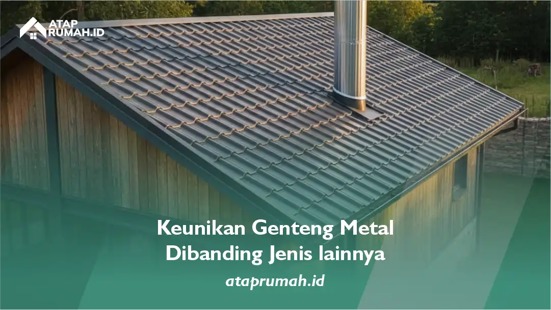 Keunikan Genteng Metal Dibanding Jenis Atap Lainny