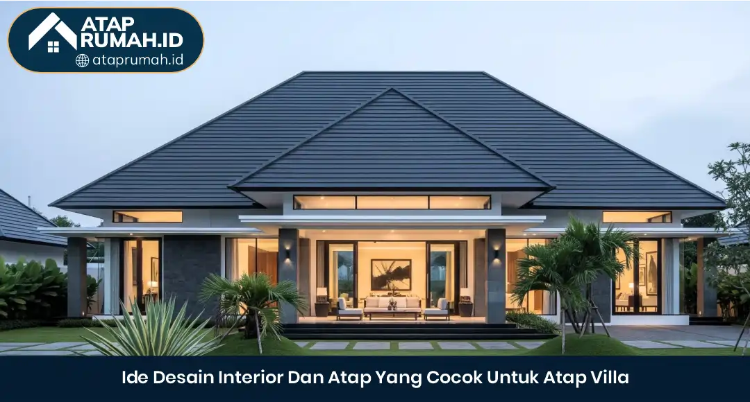 02 Ide Desain Interior Dan Atap Yang Cocok Untuk Villa