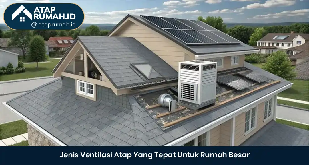 03 Jenis Ventilasi Atap Yang Tepat Untuk Rumah Besar