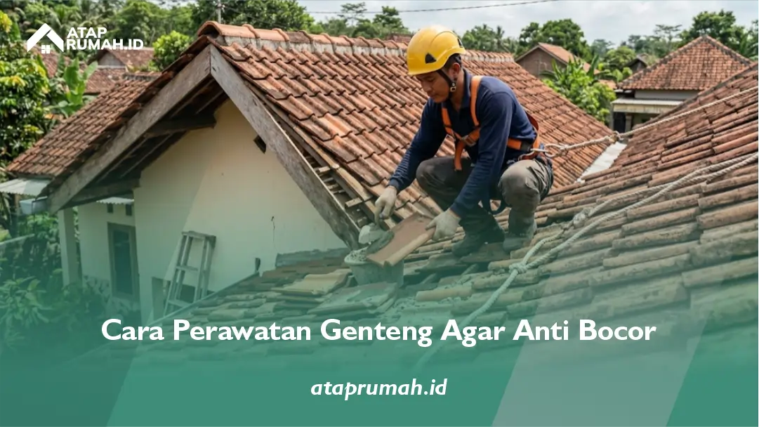 Cara Perawatan Genteng Agar Anti Bocor