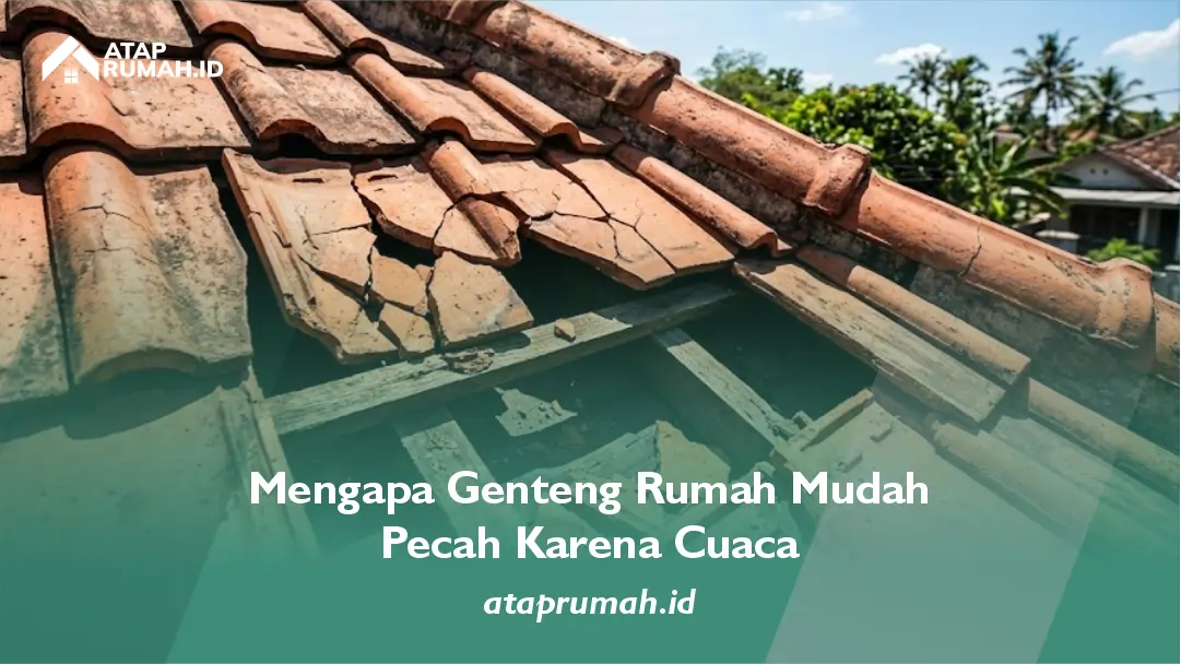 Mengapa Genteng Rumah Mudah Pecah Karena Cuaca
