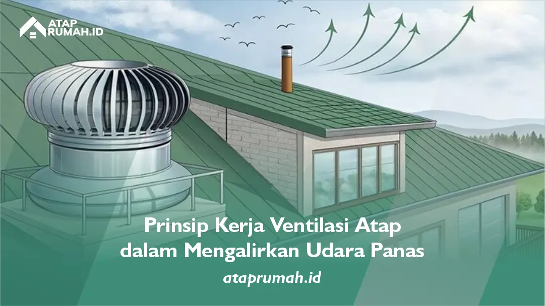 Prinsip Kerja Ventilasi Atap dalam Mengalirkan Udara Panas
