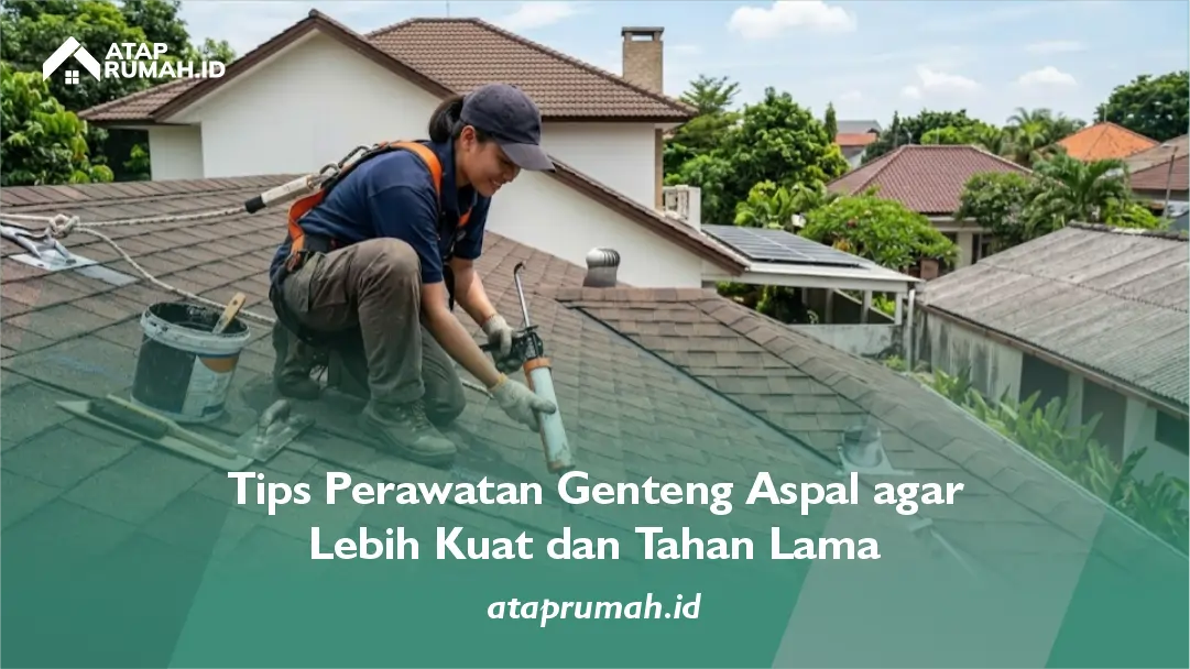 Tips Perawatan Genteng Aspal agar Lebih Kuat dan Tahan Lama