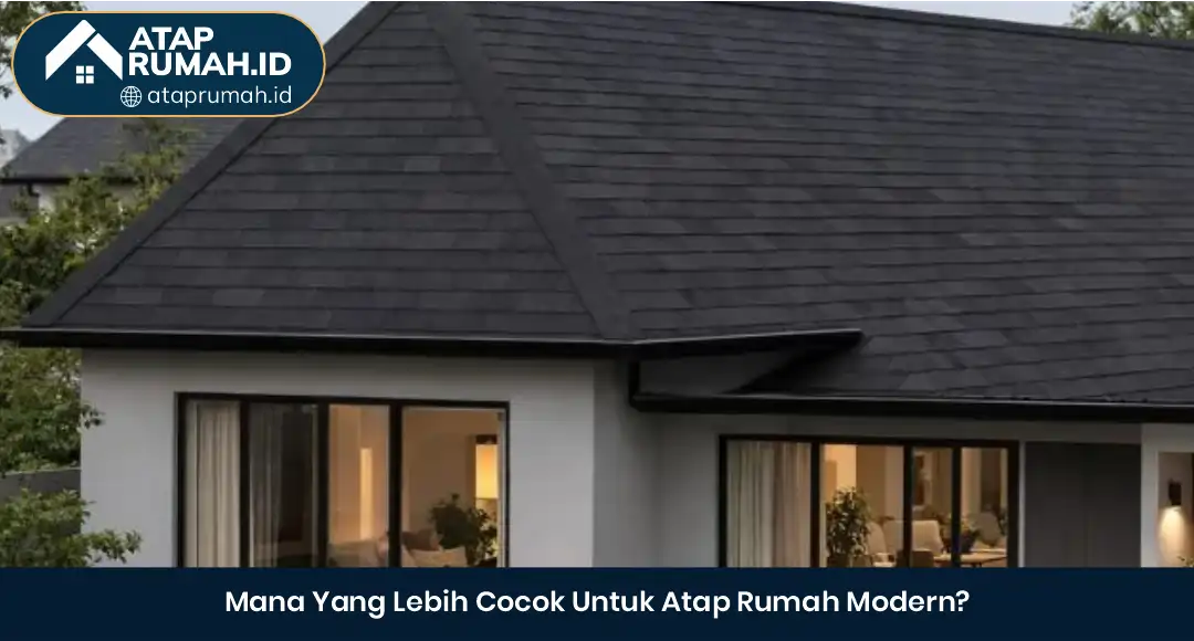 04 Mana YAng LEbih Cocok Untuk ATap Rumah Modern