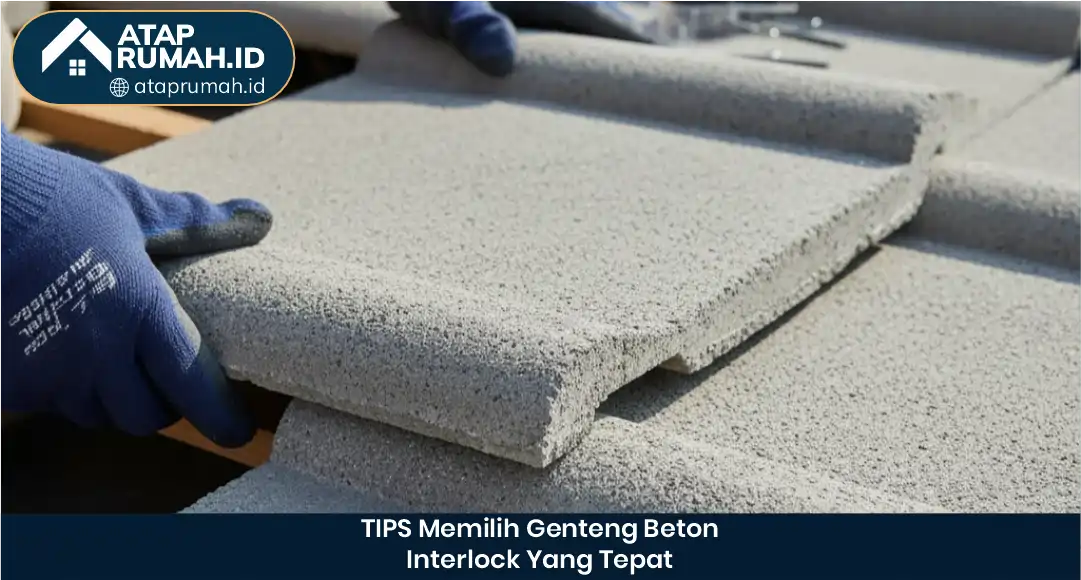04 Tips Memilih Genteng Beton Interlock Yang Tepat