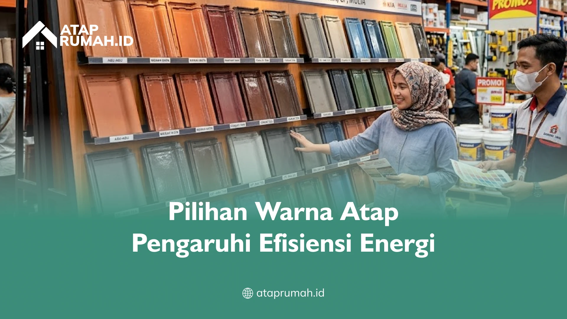 Pilihan Warna Atap Pengaruhi Efisiensi Energi