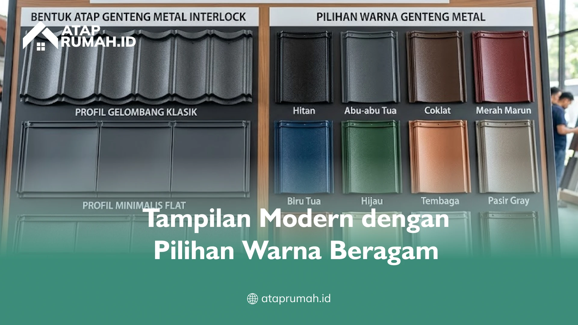 Tampilan Modern dengan Pilihan Warna Beragam
