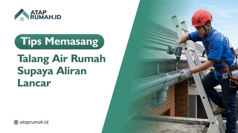 tips memasang talang air rumah