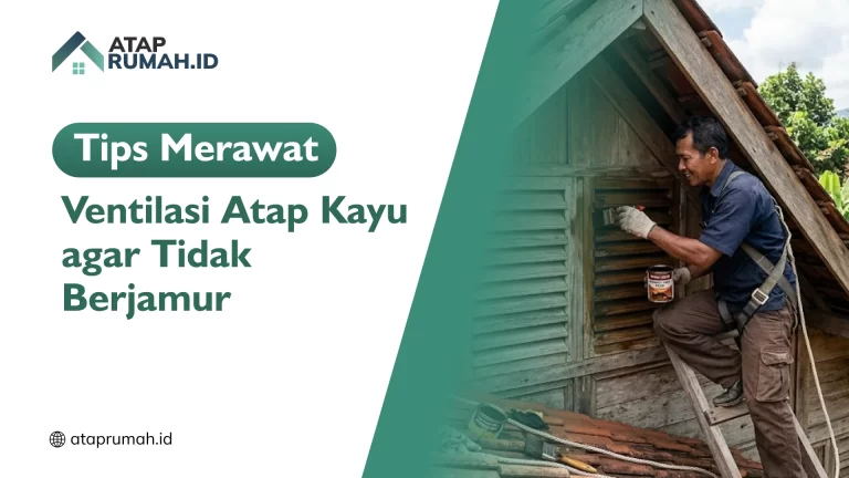 Tips Merawat Ventilasi Atap Kayu agar Tidak Berjamur
