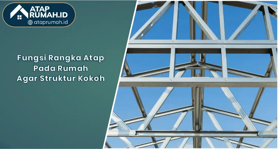 01 Fungsi Rangka Atap pada Rumah agar Struktur Kokoh