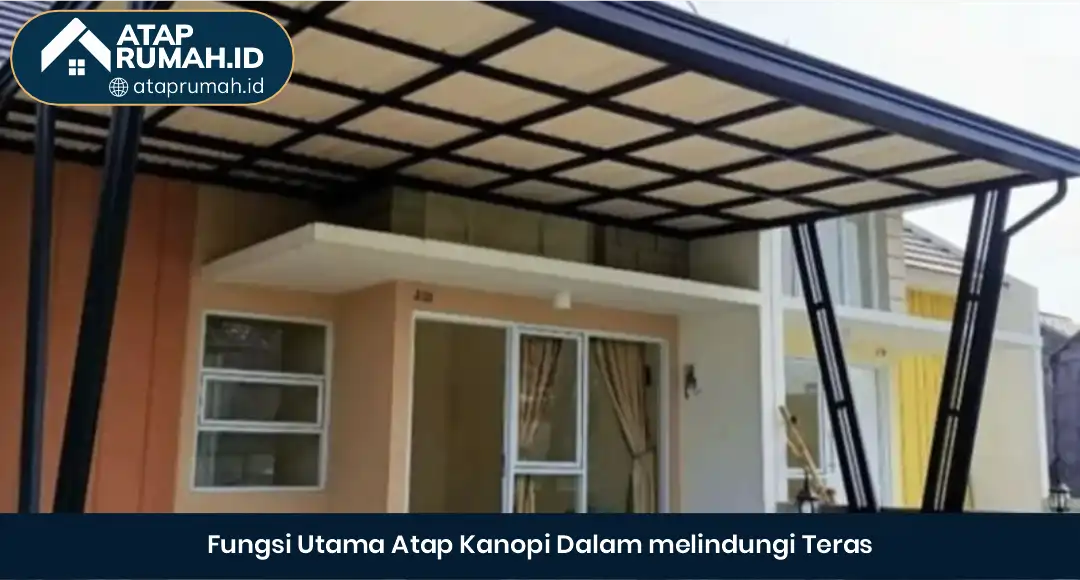 02 Fungsi Utama Atap Kanopi dalam Melindungi Area Teras