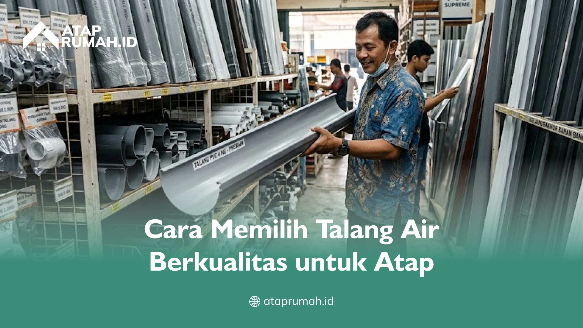 Cara Memilih Talang Air Berkualitas untuk Atap