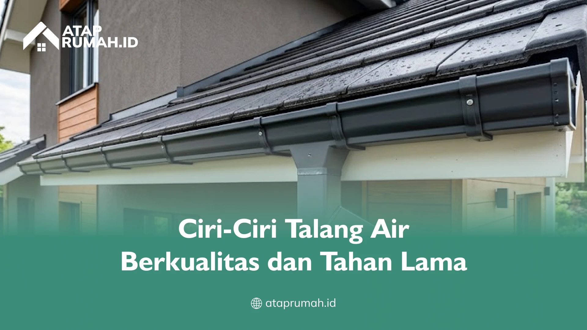 Ciri-Ciri Talang Air Berkualitas dan Tahan Lama