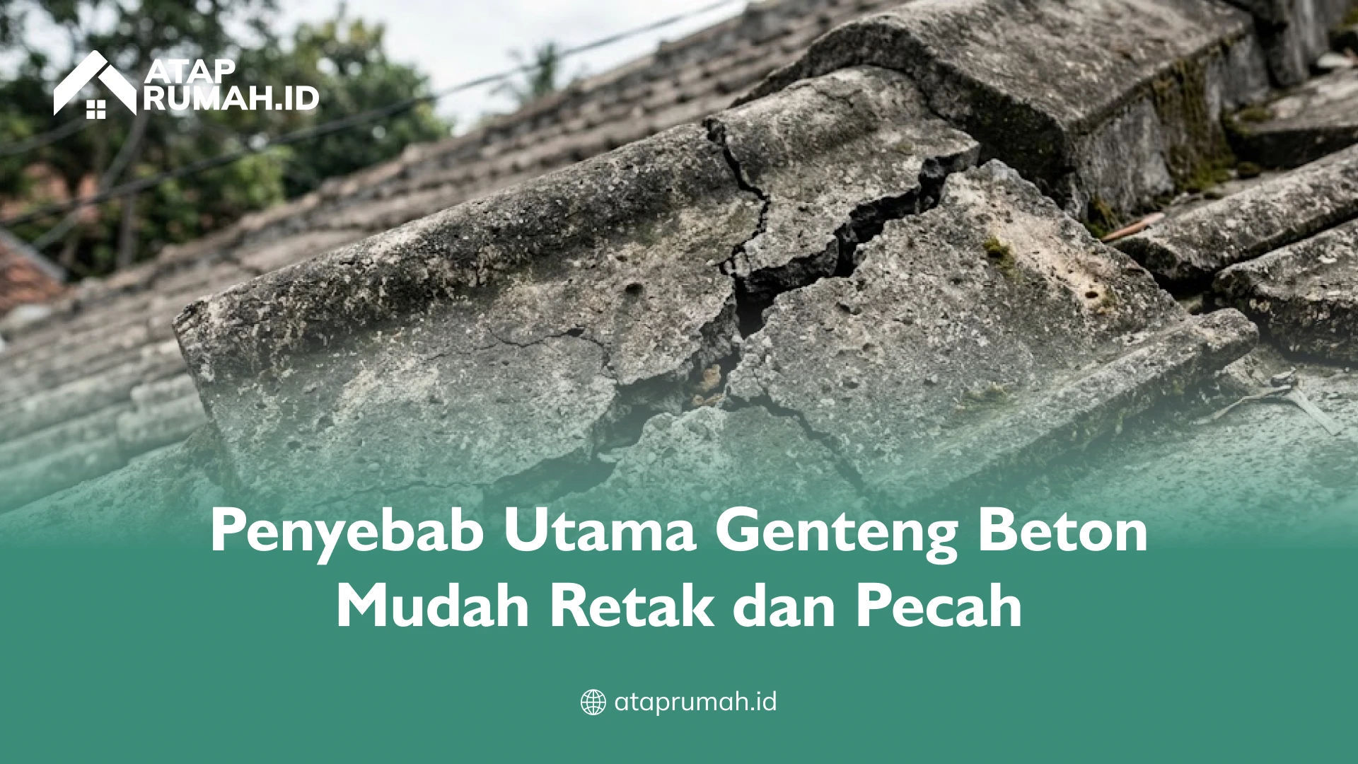 Penyebab Utama Genteng Beton Mudah Retak dan Pecah