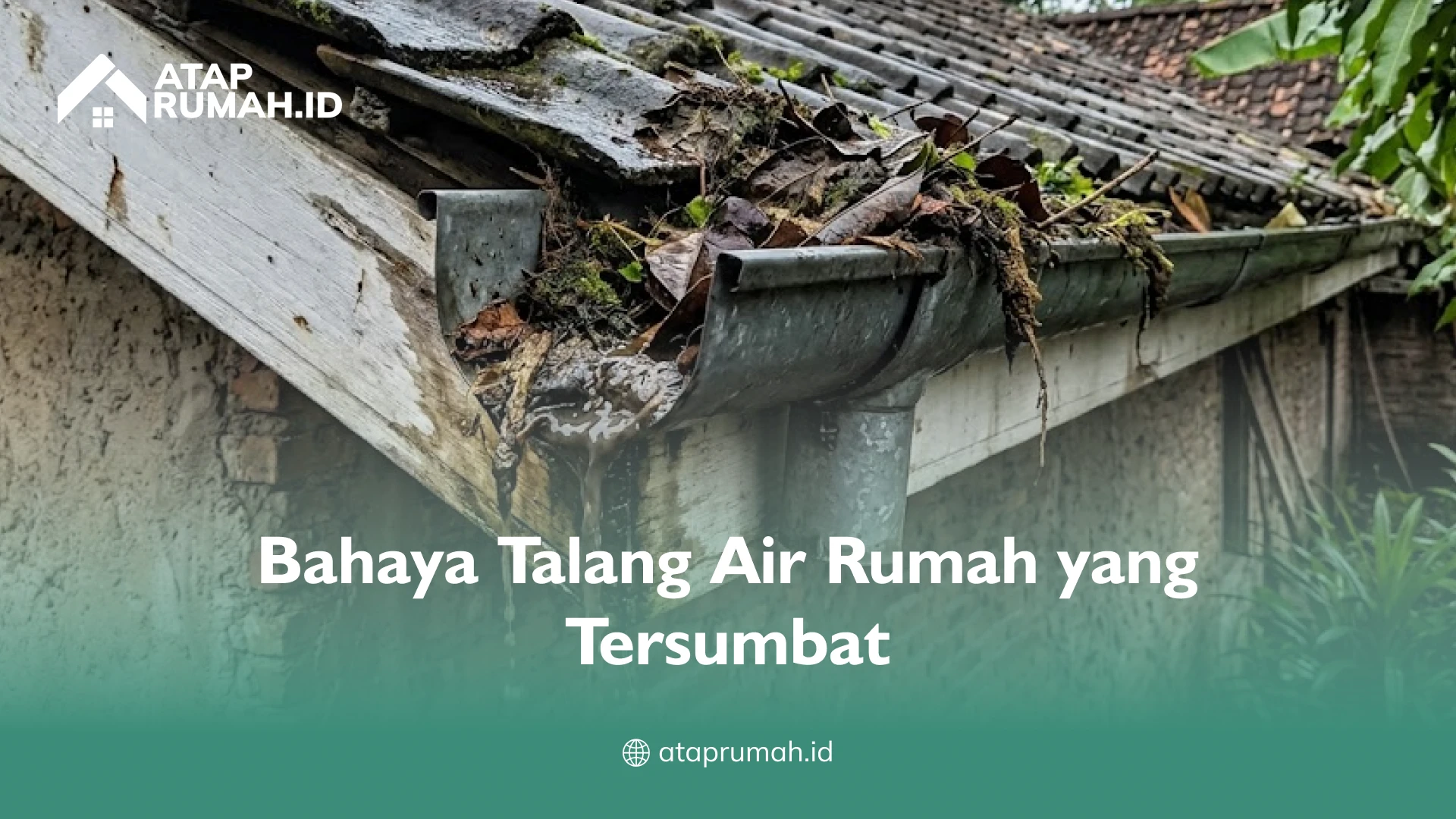 Bahaya Talang Air Rumah yang Tersumbat