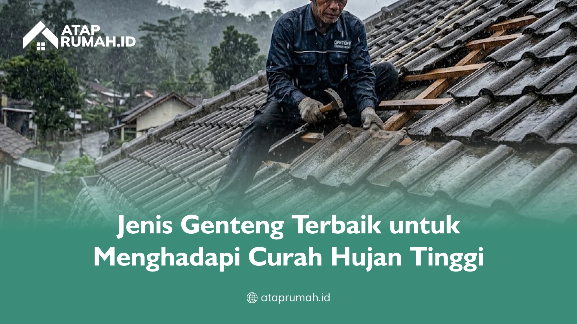 Jenis Genteng Terbaik untuk Menghadapi Curah Hujan Tinggi
