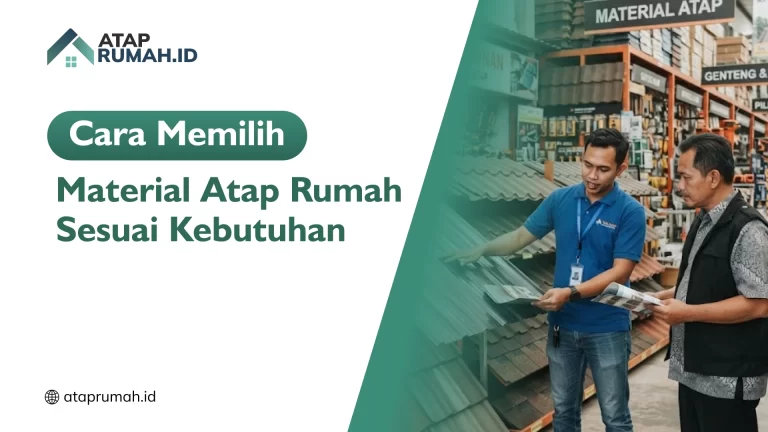 Cara Memilih Material Atap Rumah Sesuai Kebutuhan