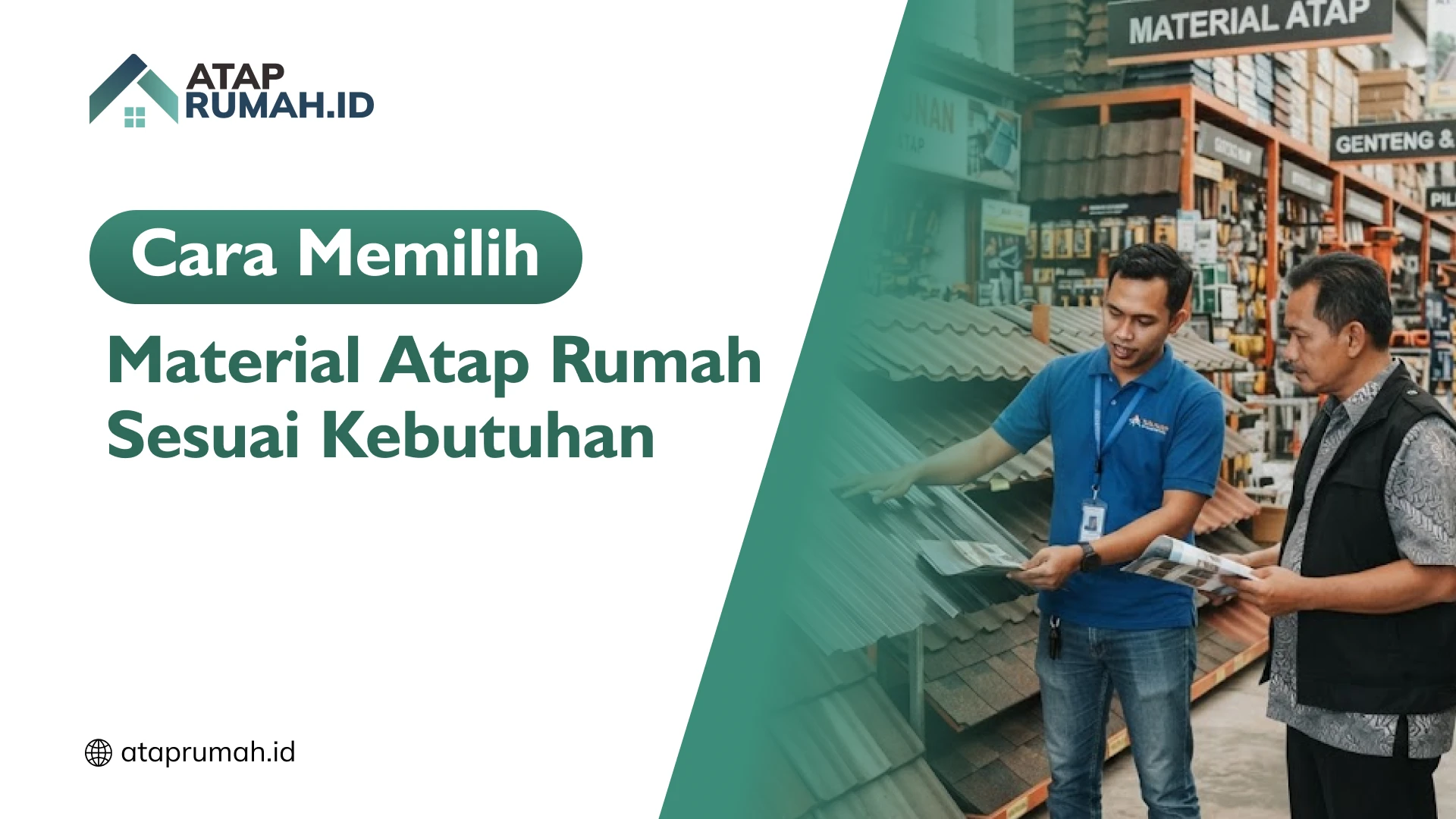 Cara Memilih Material Atap Rumah Sesuai Kebutuhan