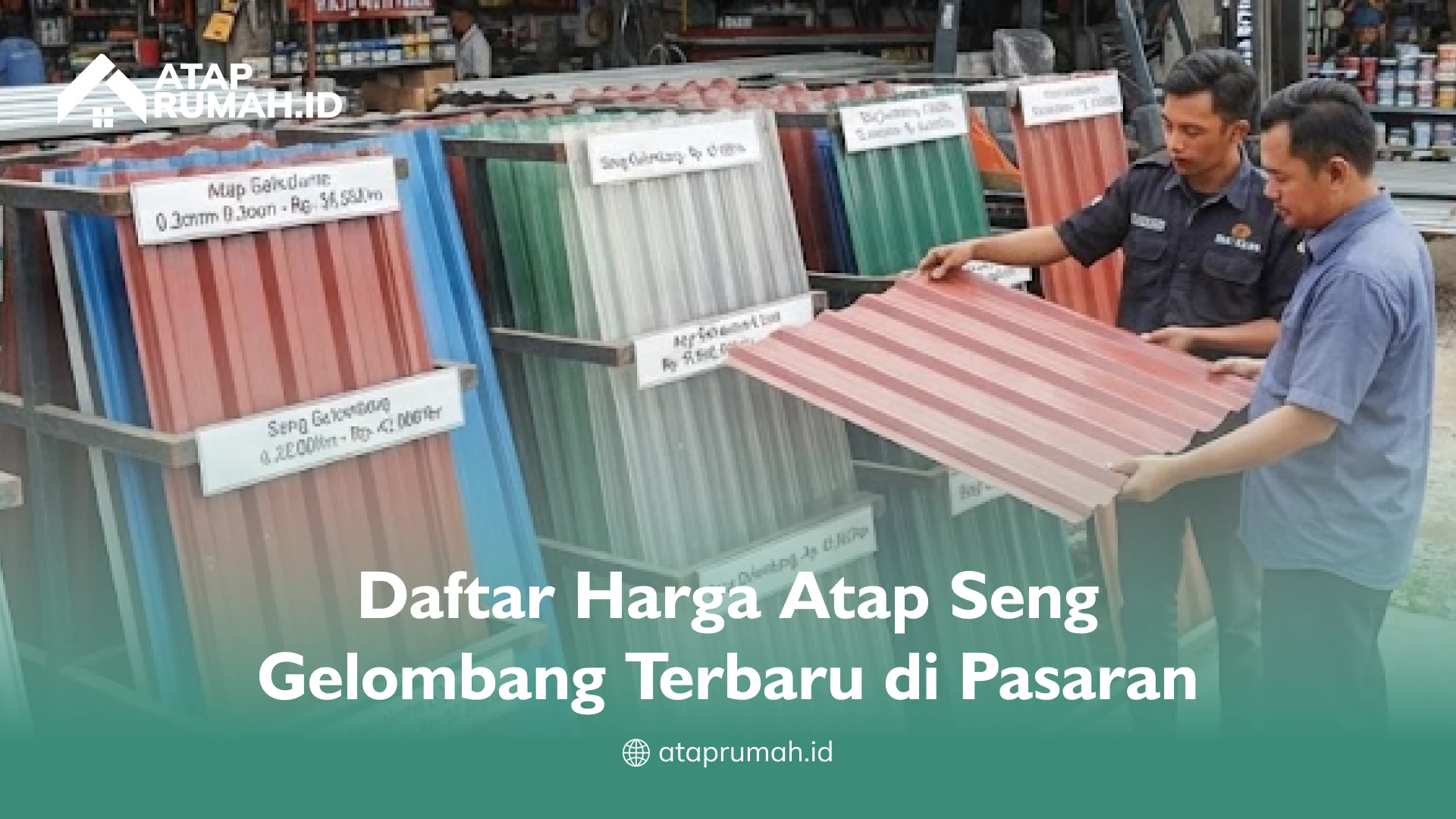 Daftar Harga Atap Seng Gelombang Terbaru di Pasaran
