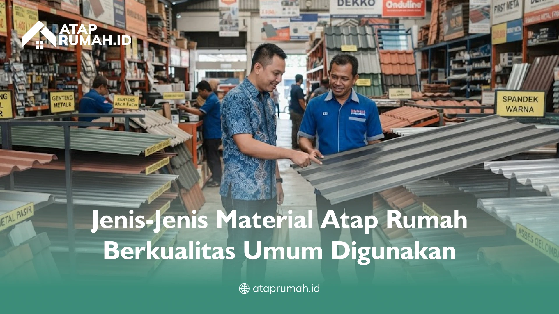 Jenis-Jenis Material Atap Rumah Berkualitas Umum Digunakan