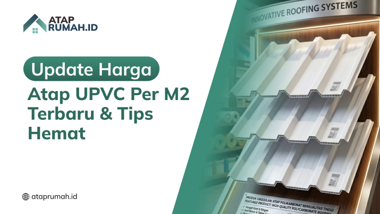 Update Harga Atap UPVC per m2 Terbaru & Tips Hemat