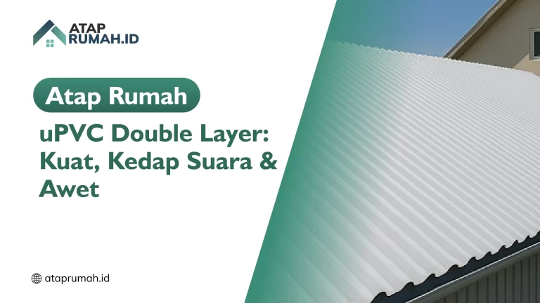 Atap Rumah uPVC Double Layer: Kuat, Kedap Suara & Awet