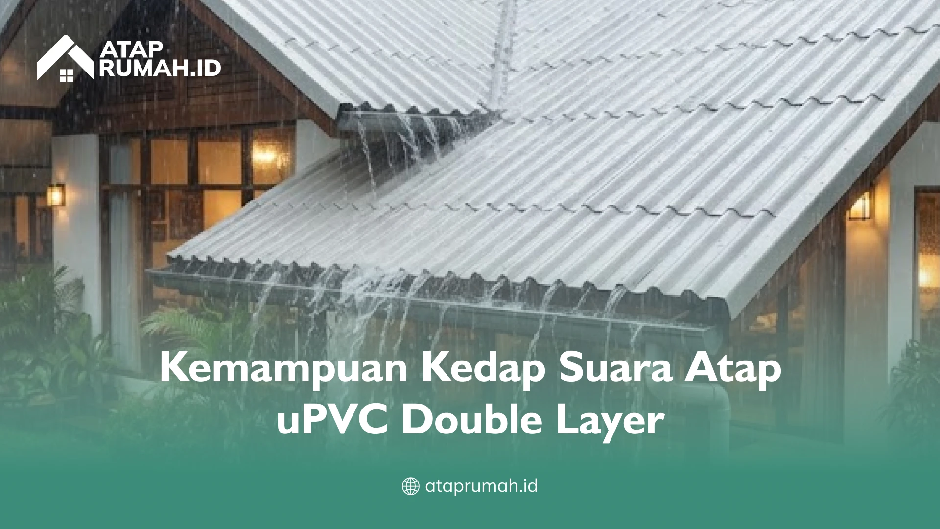Kemampuan Kedap Suara Atap uPVC Double Layer