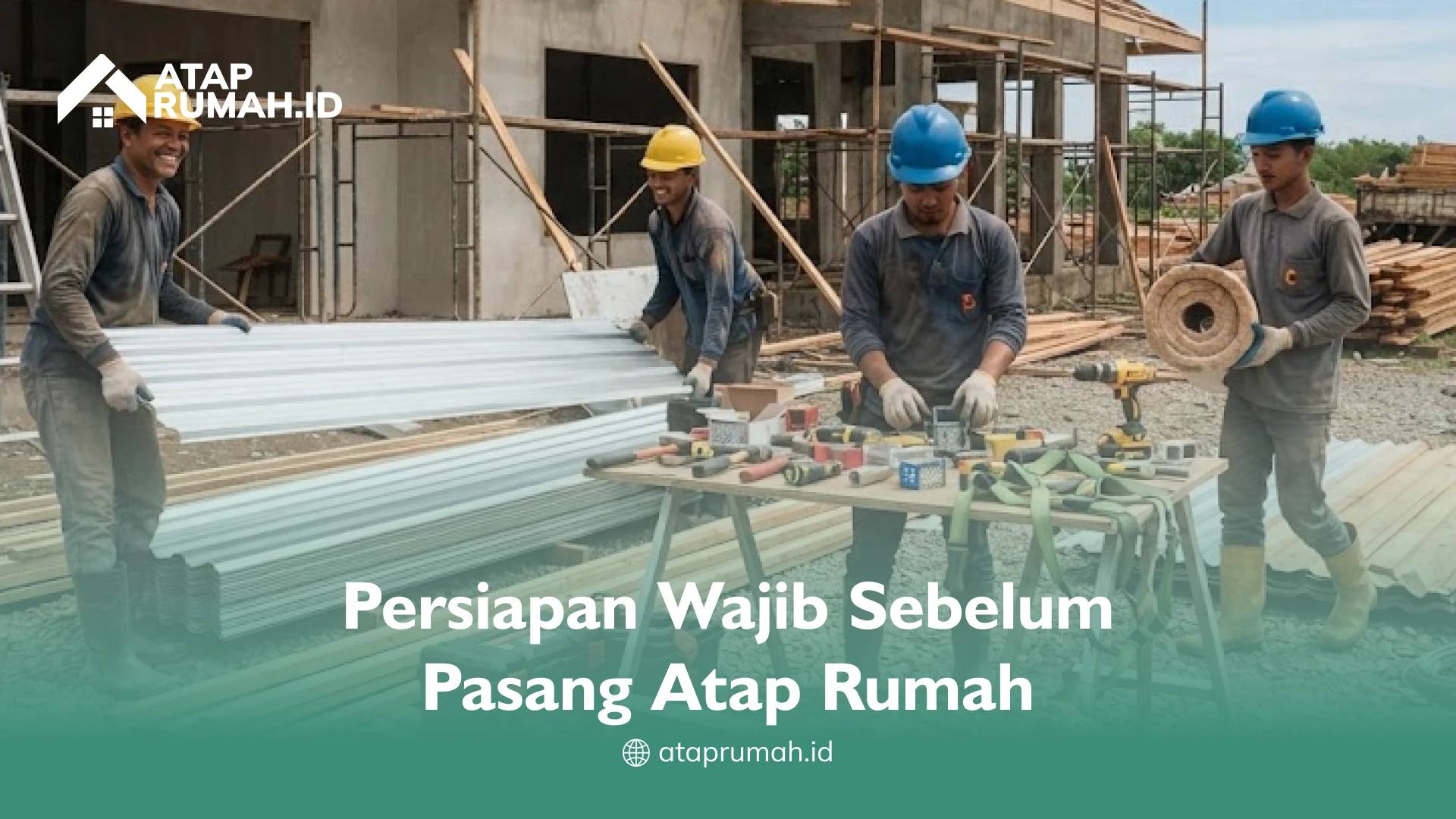 Persiapan Wajib Sebelum Pasang Atap Rumah