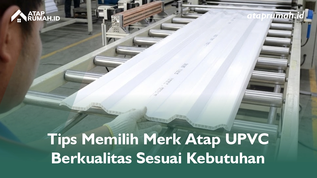 Tips Memilih Merk Atap UPVC Berkualitas Sesuai Kebutuhan